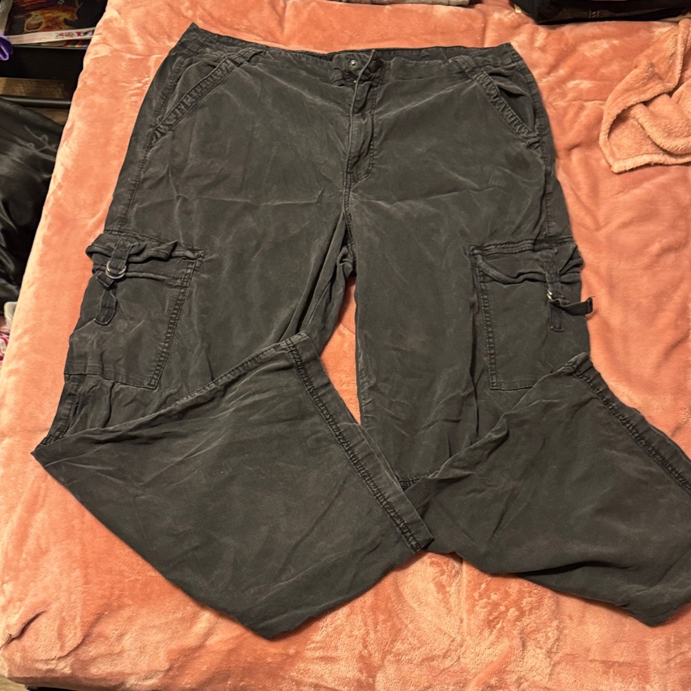 American Eagle Outfitters Black Wide Leg Pants